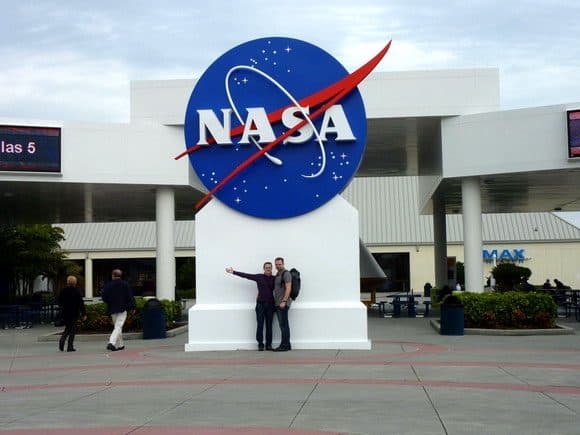 Vstup do muzea Kennedy Space Center