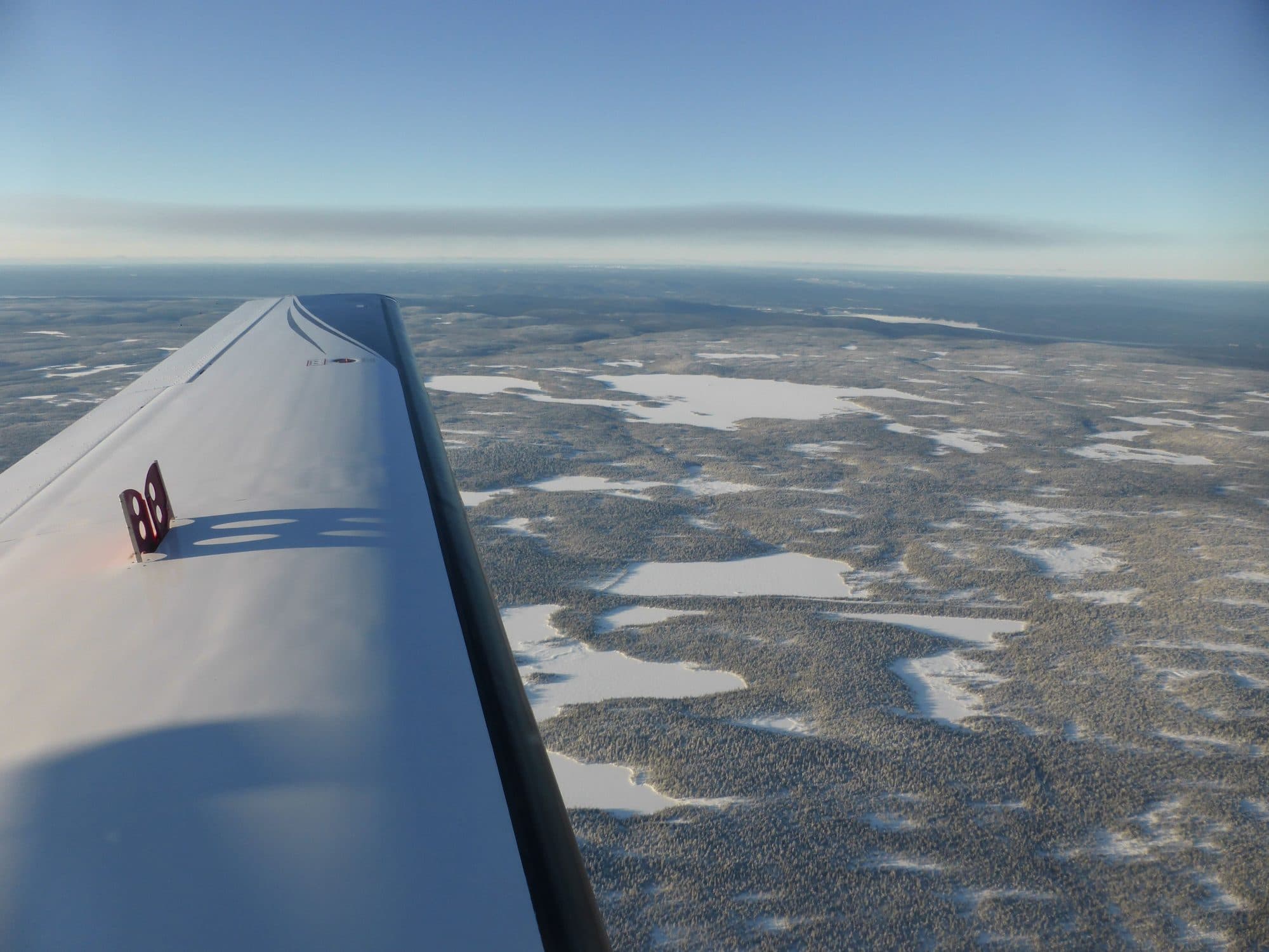 Přiblížení na kanadské letiště Goose Bay, Happy Valley (CYYR)