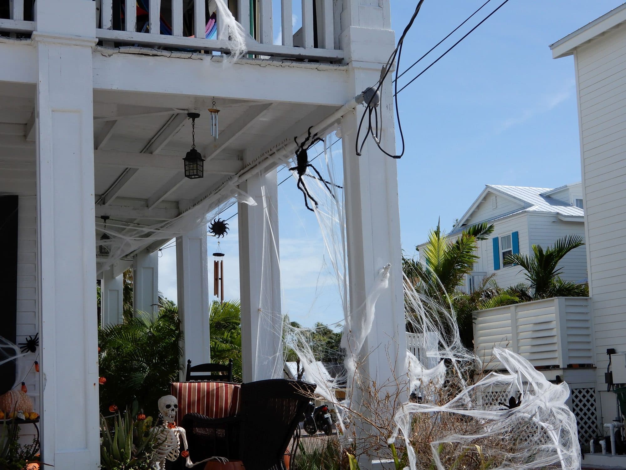 Key West, Florida. Výzdoba před nadcházejícím svátkem Halloween.