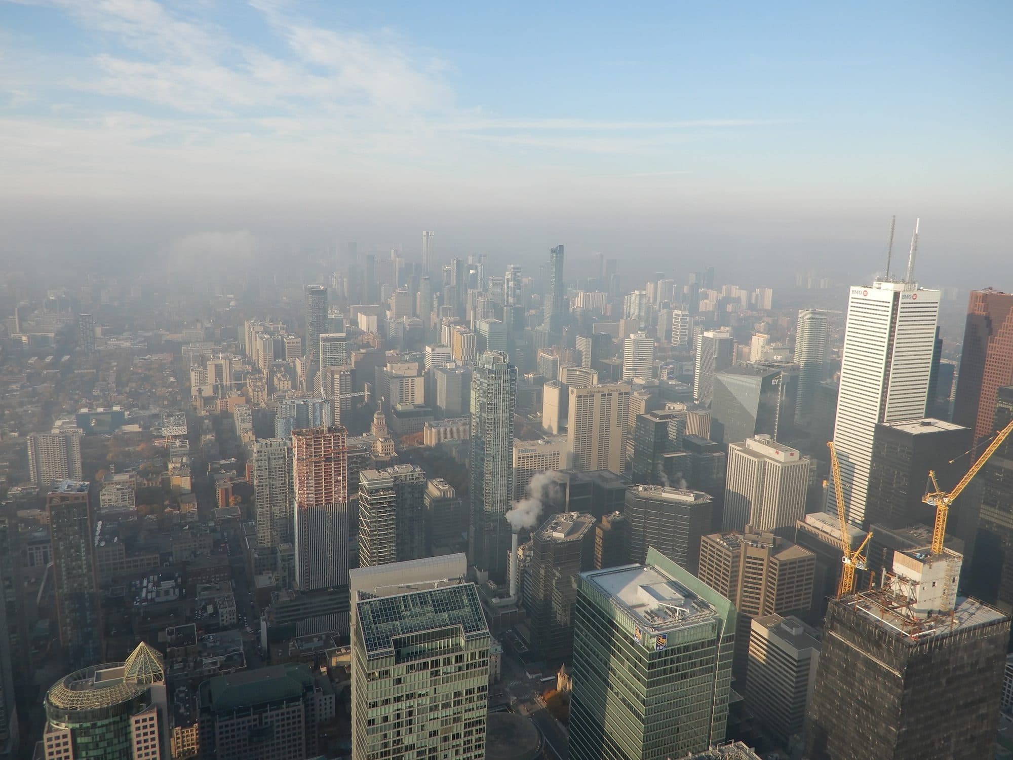 Pohled na Toronto ze CN Tower