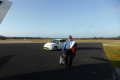 Můj průvodce a zkušený Ferry pilot Hugh Rawl, Letiště Palatka Larkin (K28J)