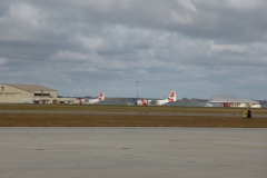 První mezipřistání, letiště Elizabeth City (KECG), Jižní Karolína.