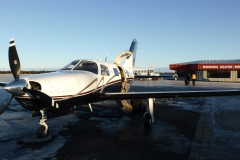 Zledovatělé kanadské letiště Goose Bay, Happy Valley (CYYR)