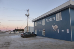 Polární hotel v Goose Bay, Kanada.