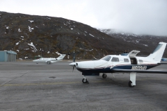 Mezipřistání v Grónsku, letiště Narsarsuaq (BGBW)