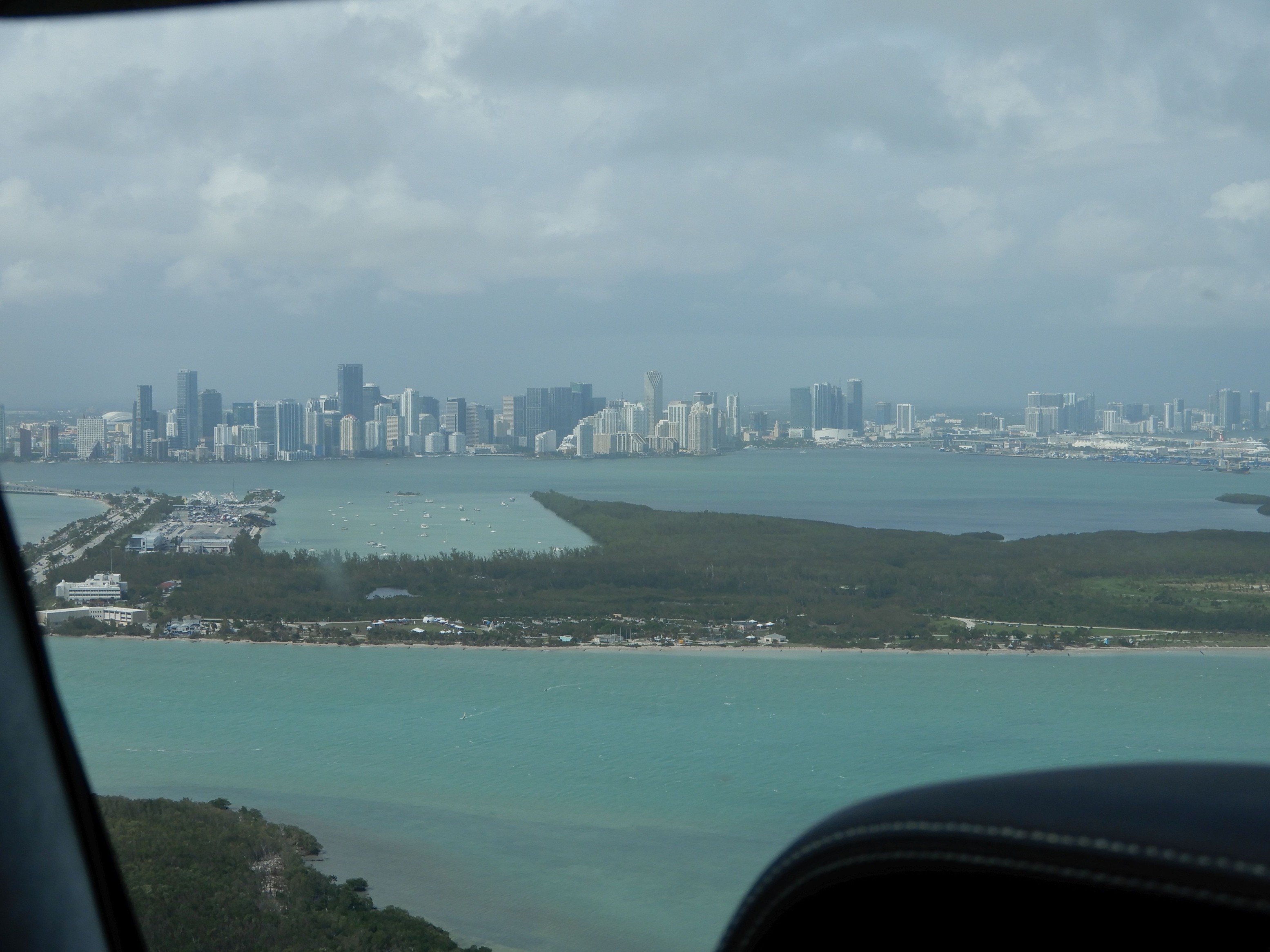 Pohled na Miami z jihovýchodu.